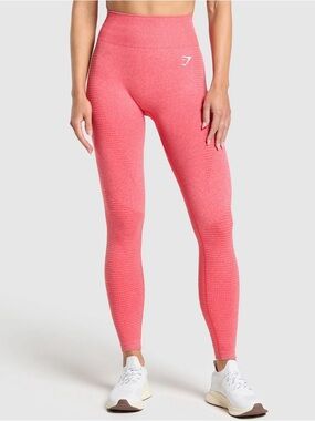 Gymshark Pink Leggings Womens Small. Ankle. Compression  Gym Yoga EUC